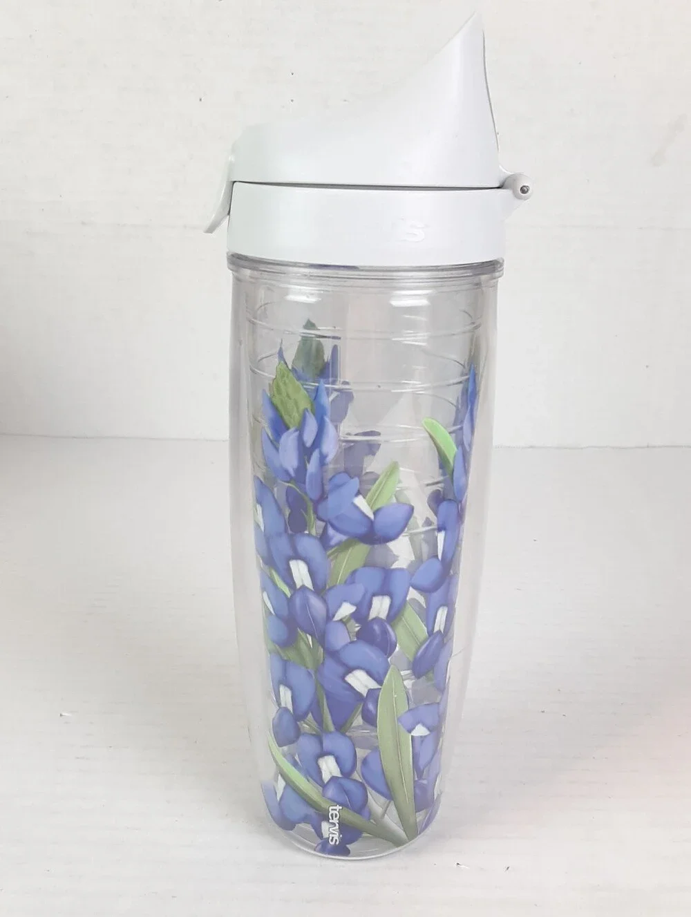 🛍Tervis Bluebonnet design 24oz waterbottle dishwasher safe